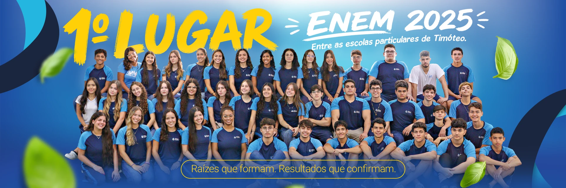 1º Lugar ENEM 2025 - Escolas particulares de Timóteo